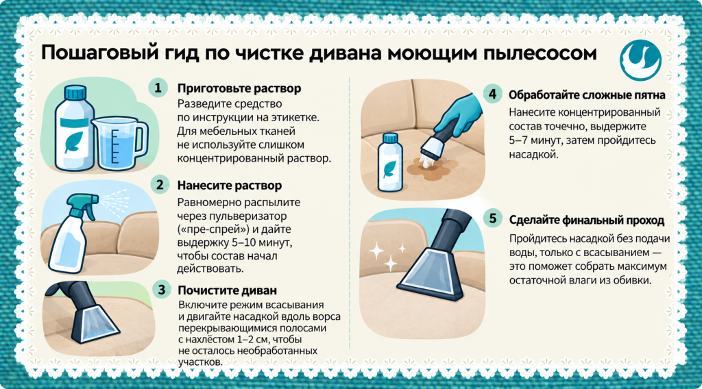 Пошаговый гид по чистке дивана моющим пылесосом.png