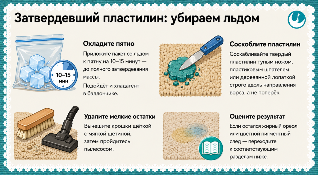 затвердевший пластилин убираем льдом.png затвердевший пластилин убираем льдом.png
