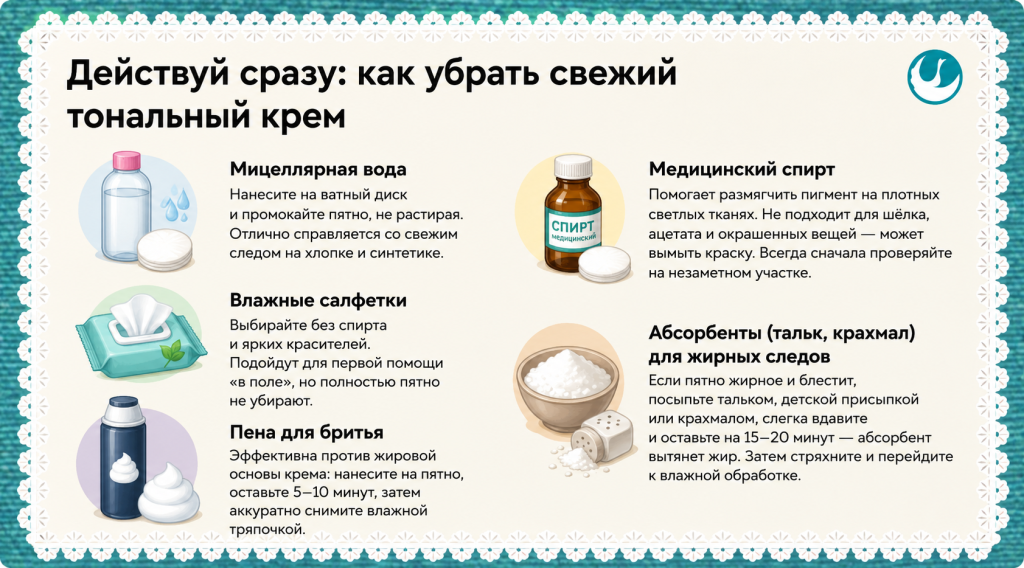действуй сразу как убрать свежий тональный крем сразу.png действуй сразу как убрать свежий тональный крем сразу.png