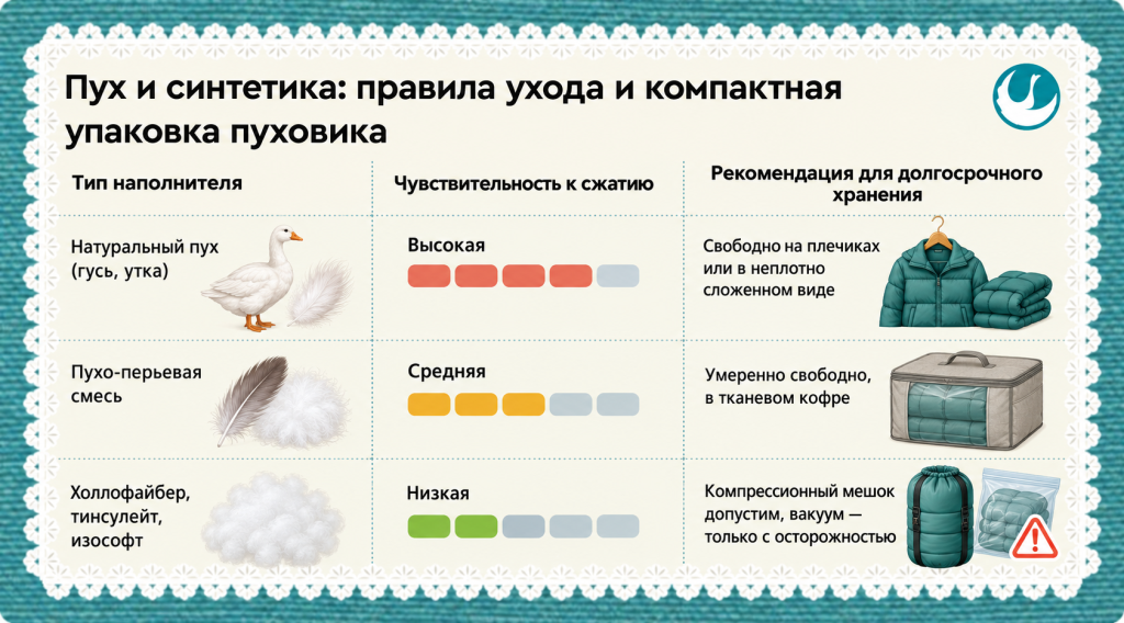 Пух и синтетика правила ухода и компактная упаковка пуховика.png