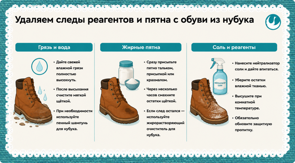 Удаляем следы реагентов и пятна с обуви из нубука.png Удаляем следы реагентов и пятна с обуви из нубука.png