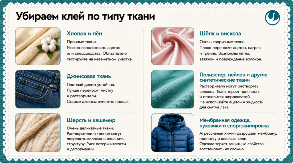 Как убрать клей с разных тканей.png