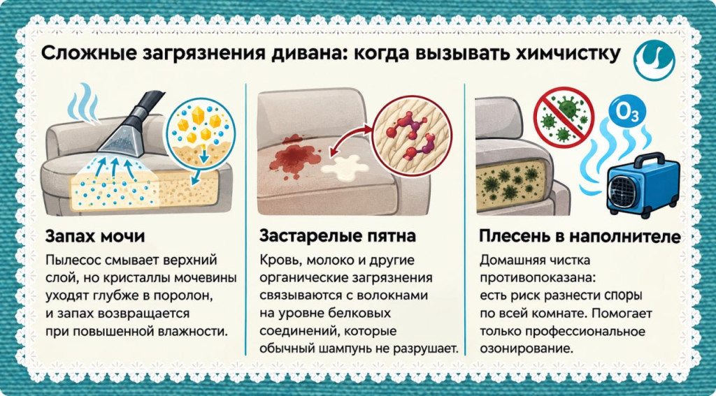 Сложные загрязнения дивана когда вызывать химчистку.jpg