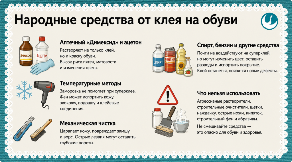 Народные методы убрать клей с обуви.png